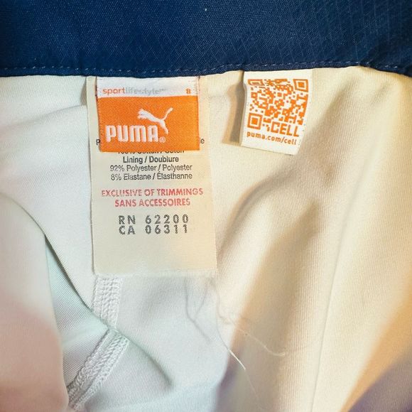 Puma Dark Blue Life Style Athletic Golf Skirt Size 8 - Picture 7 of 10